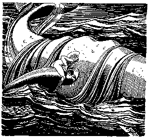 Harpooner from Moby Dick by Rockwell Kent